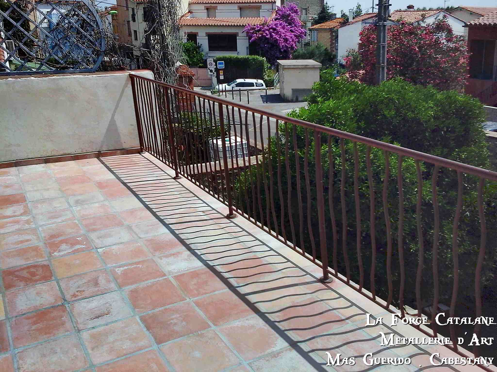 rambarde garde corps  barreaux effet tordu fer La Forge Catalane (3).jpg